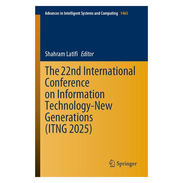 Umbreit The 22nd International Conference on Information Technology-New Generations (ITN (Englisch, Softcover, Shahram Latifi) (71799131)