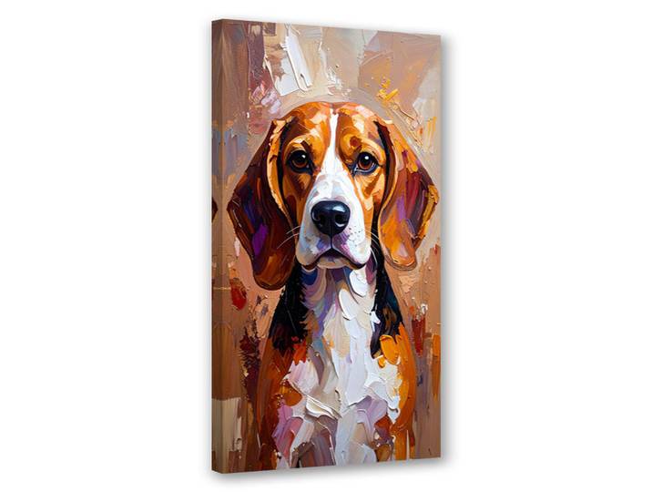 Feeby Leinwandbild Labrador Hund 60x120cm, Braun, Tiere, Rechteckig, 60x120 cm, Bilder & Rahmen, Bilder, Leinwandbilder