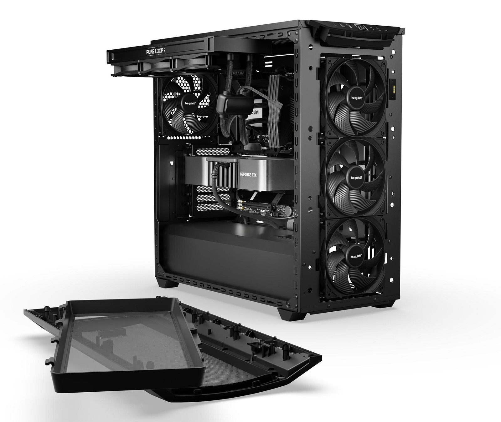 be quiet! Shadow Base 800 DX behuizing - Black
