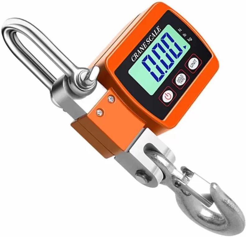 INF Balance de grue numérique 300 kg - Balance suspendue robuste avec écran LCD Orange