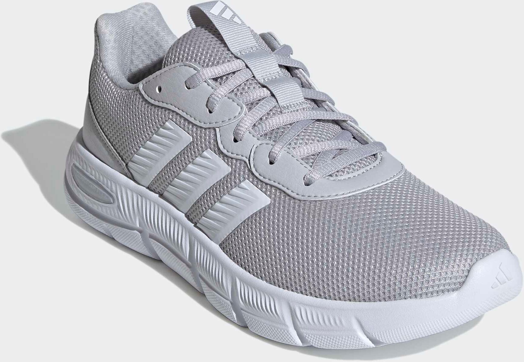 Walkingschuh ADIDAS SPORTSWEAR "CLOUDFOAM FLEX LACES", Damen, Gr. 42, lgh solid grau, ftwr weiß, lgh solid grau, Textil, Schuhe Walkingschuh lgh solid grau, ftwr weiß, lgh solid grau 42