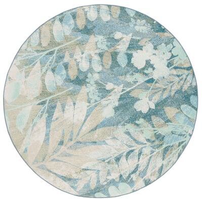 SAFAVIEH Barbados Dorrit Tropical Botanical Waterproof Patio Backyard Rug