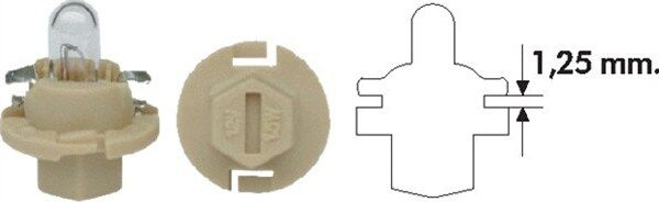 Magneti Marelli Glühlampe 002053200000 Für Tofas