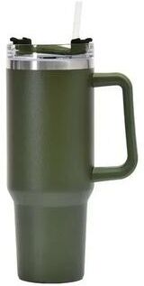 Uplifted Goods 40oz Double Wall Thermal Insulated Hydration Vessel olive Green 40 Oz.