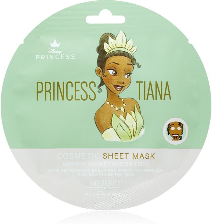 Mad Beauty Disney Princess Tiana antioxidant sheet mask 25 ml