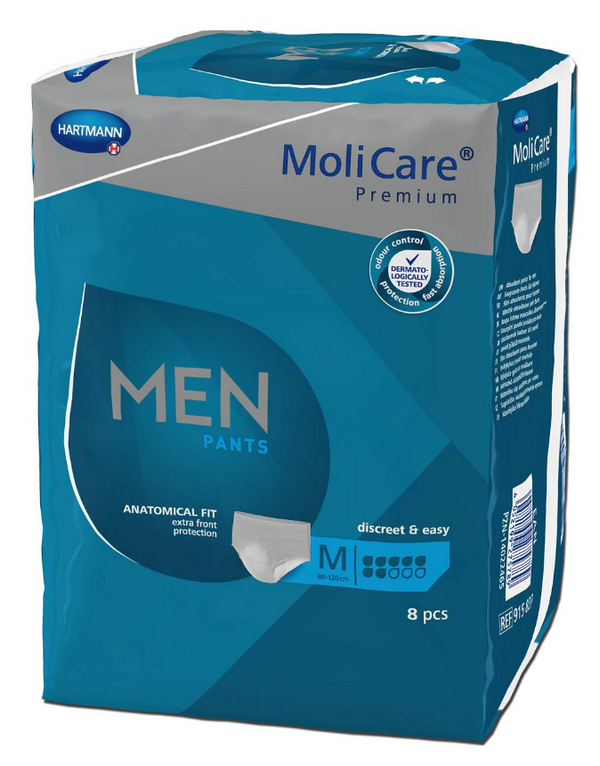 Hartmann Molicare Premium Men Pants 7 gouttes Medium - 8 paquets de 8 protections