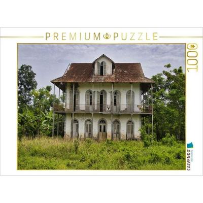 CALVENDO Puzzle Eine alte Roças auf São Tomé, die teilweise noch bewohnt ist. | 1000 Teile Lege-Größe 64 × 48 cm Foto-Puzzle für glückliche Stunden