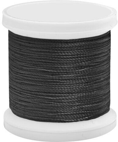Perlen-Aufreihgarn, schwarz, 0,2 mm, 100 m