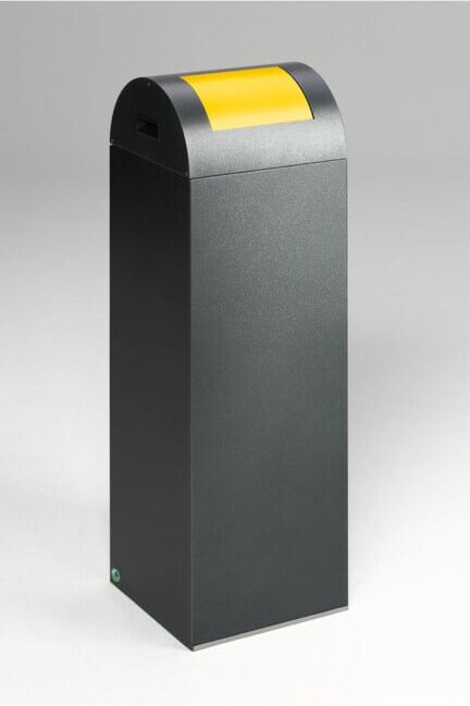 VAR Distributeur de collecte WSG 85 R corps argent antique trappe jaune 89 l (21090)