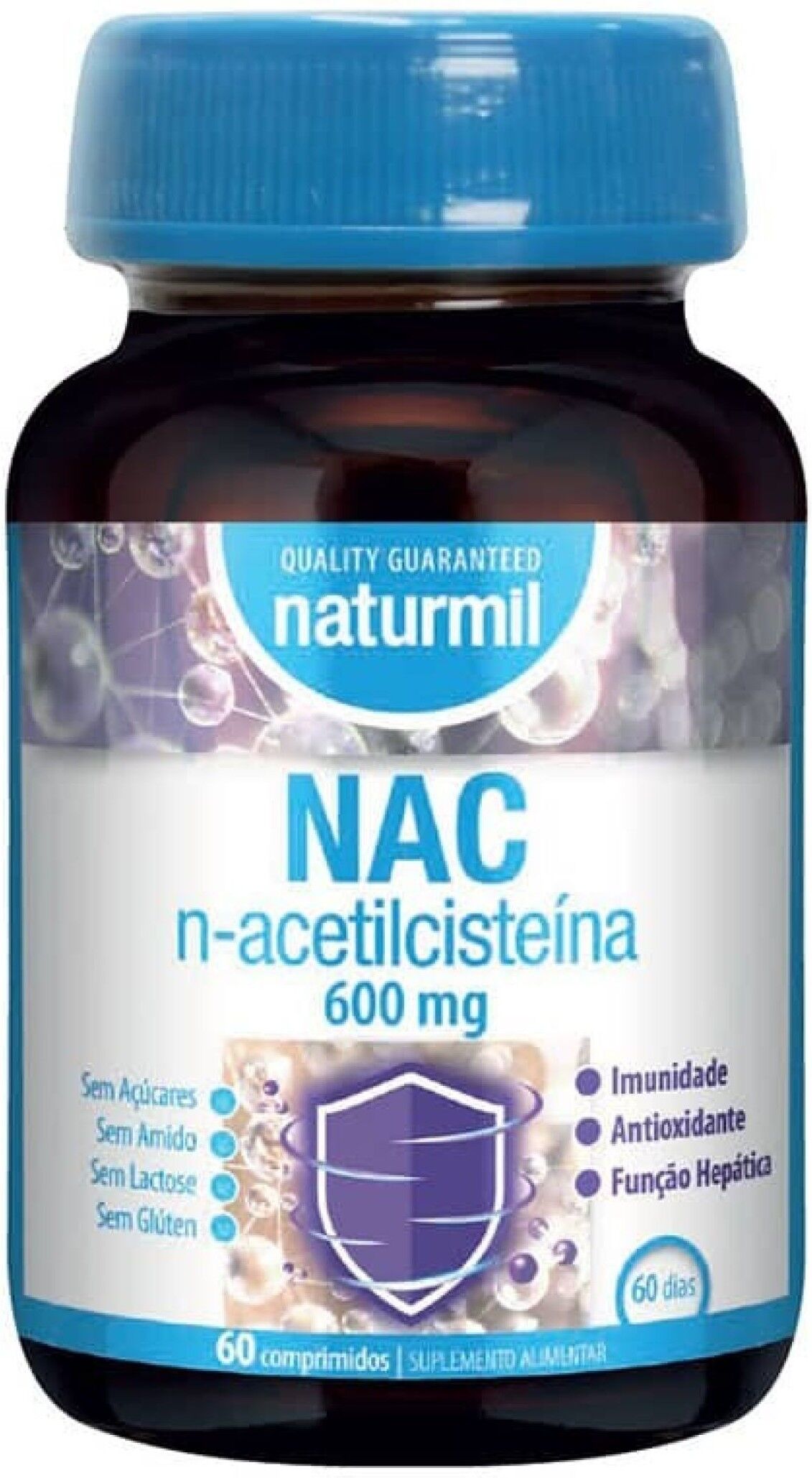 Naturmil NAC N-acetilcisteina 60 Comprimidos