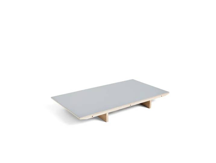 HAY CPH30 Extendable Einlegeplatte Grey linoleum-90 cm-Eiche Rahmen