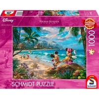 Thomas Kinkade Studios: Disney Dreams Collection - Minnie & Mickey in Hawaii, Puzzle 1000 Teile