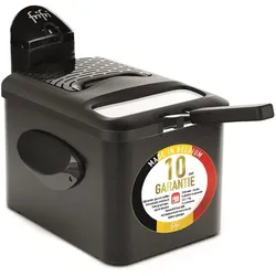 Frifri 1905A DuoFil - Frituurpan - 3,5L - 3200W - Koolstof geur- en vetfilter - Zwart, Fritteuse, Schwarz
