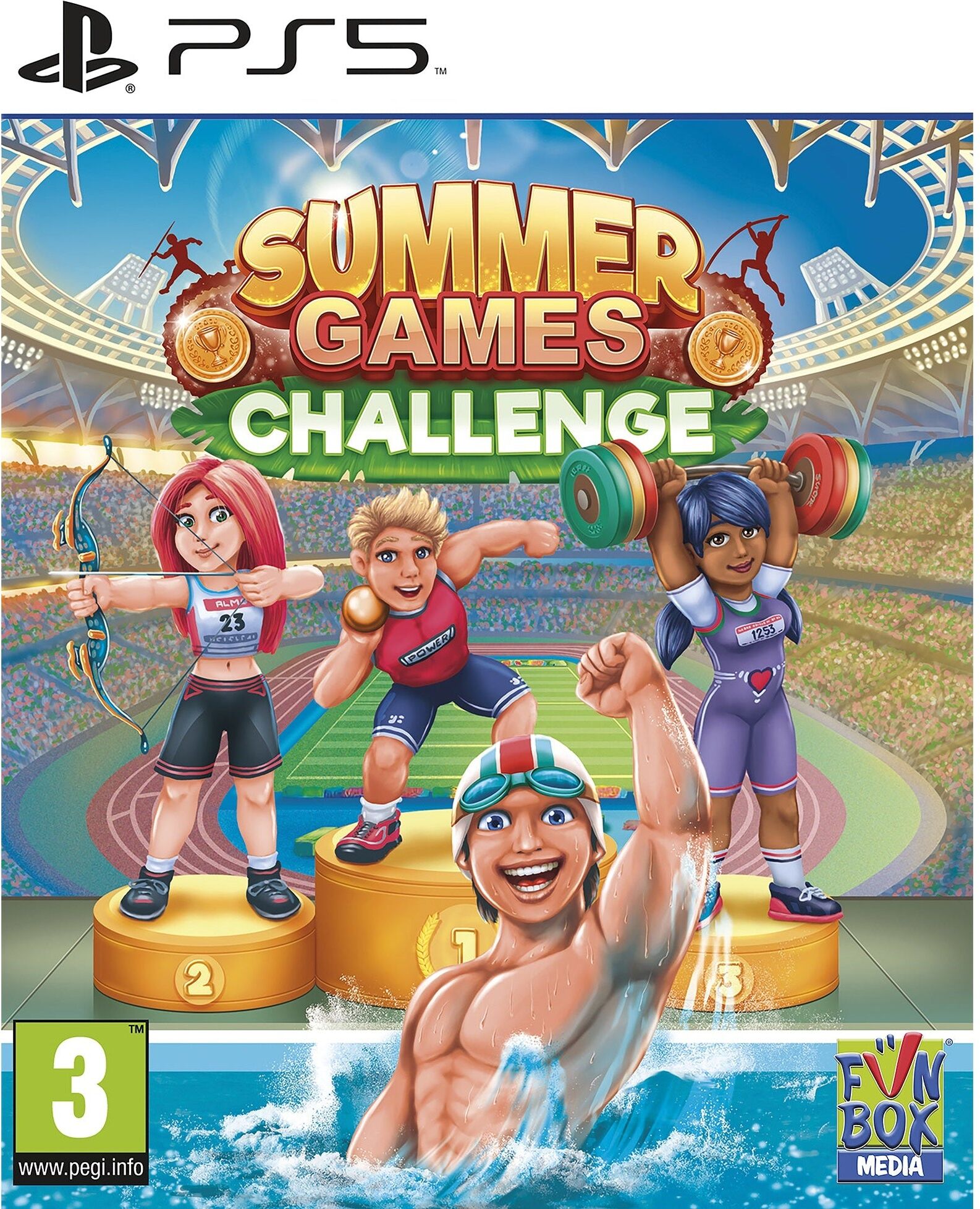 Summer Games Challenge for PlayStation 5 (Disc) - Funbox Media - Sports Simulation Game
