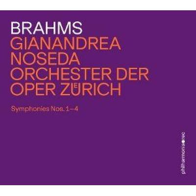 Brahms: Sinfonien Nr. 1 - 4 - Gianandrea Noseda,Orchester der Oper Zürich, CD