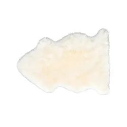 Wollschaf-Lammfell   , beige , Lammfell , Maße (cm): B: 73
