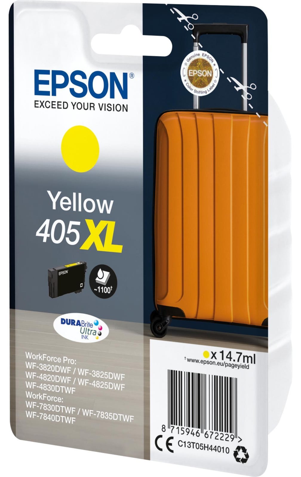 Epson C13T05H44010 Origineel Inktpatroon Geel Hoge Capaciteit