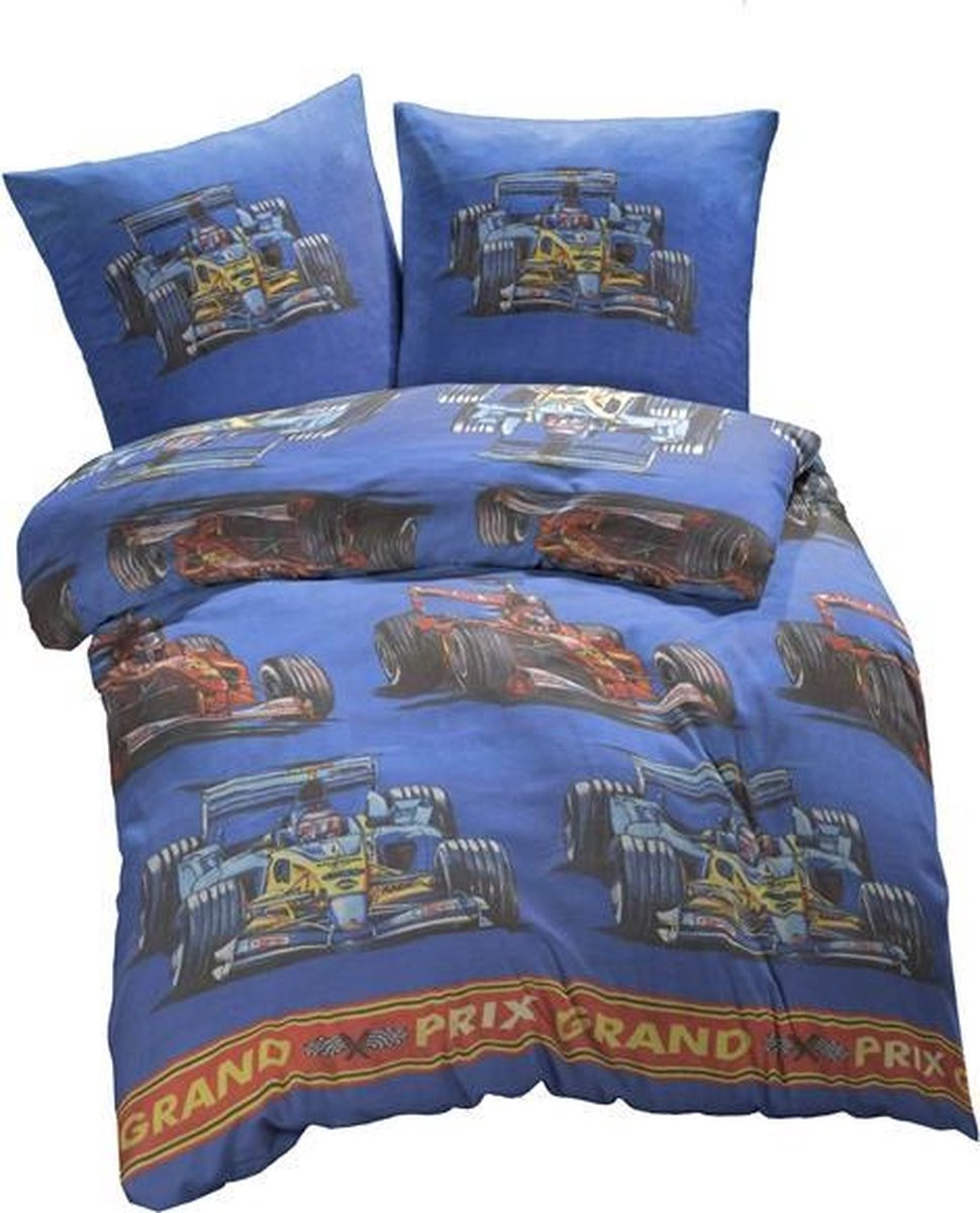 Kids Trend Dekbedovertrek Super Speed - Blauw - 140x200 cm
