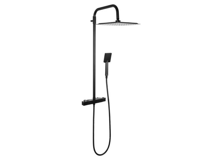 Pommeau de douche noir laiton h8xl35.5xl86cm