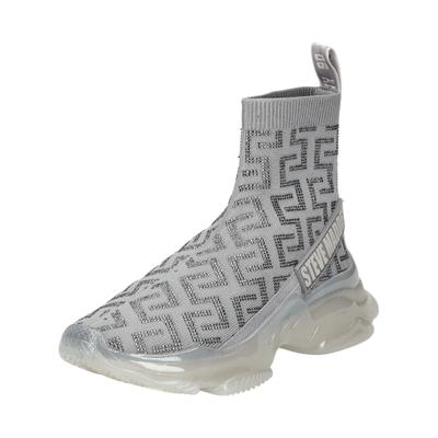 Sneaker STEVE MADDEN "STEVE MADDEN Sneaker Textil", Damen, Gr. 38, silber, Textil, Schuhe Sneaker