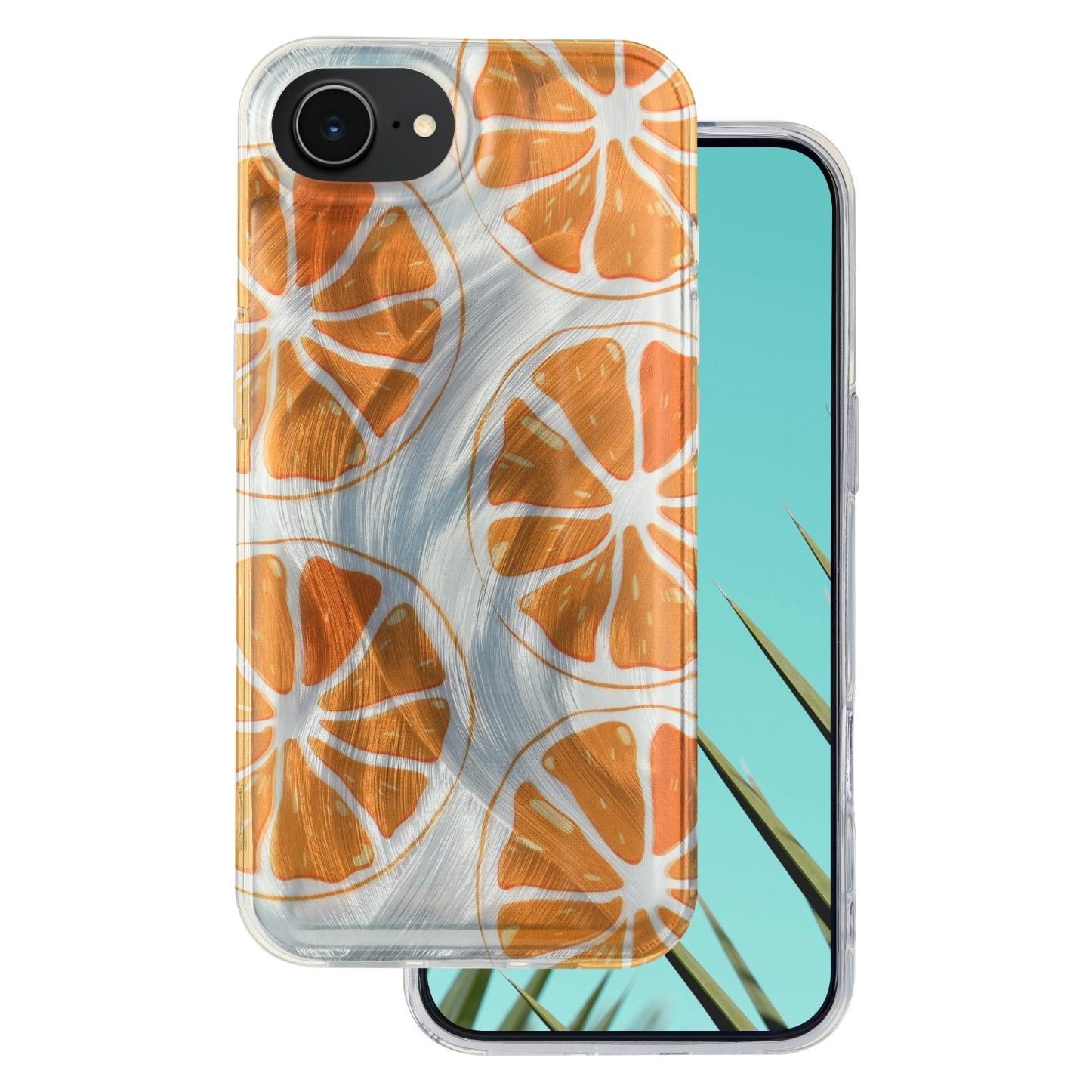 OEM Ultra Trendy Summer case for iPhone 16e / 17e orange (Apple iPhone 16e, Apple iPhone 17e) (GSM277370)