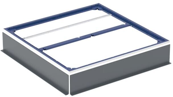 Geberit Duofix Installationsrahmen 551526001 für 7 Füße, für Duschfläche 120x120cm, für 7 Füße
