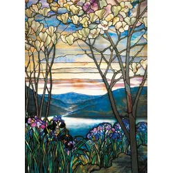 Piatnik Tiffany - Magnolien + Iris 1000-Teile-Puzzle 5520