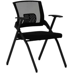 2er-Set Carmen 1705 Besucherstuhl – Schwarz