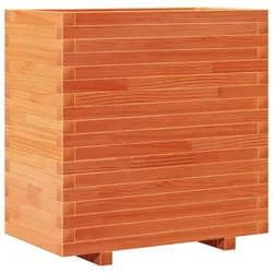 vidaXL Pflanzkübel Wachsbraun 70x40x72 cm Massivholz Kiefer