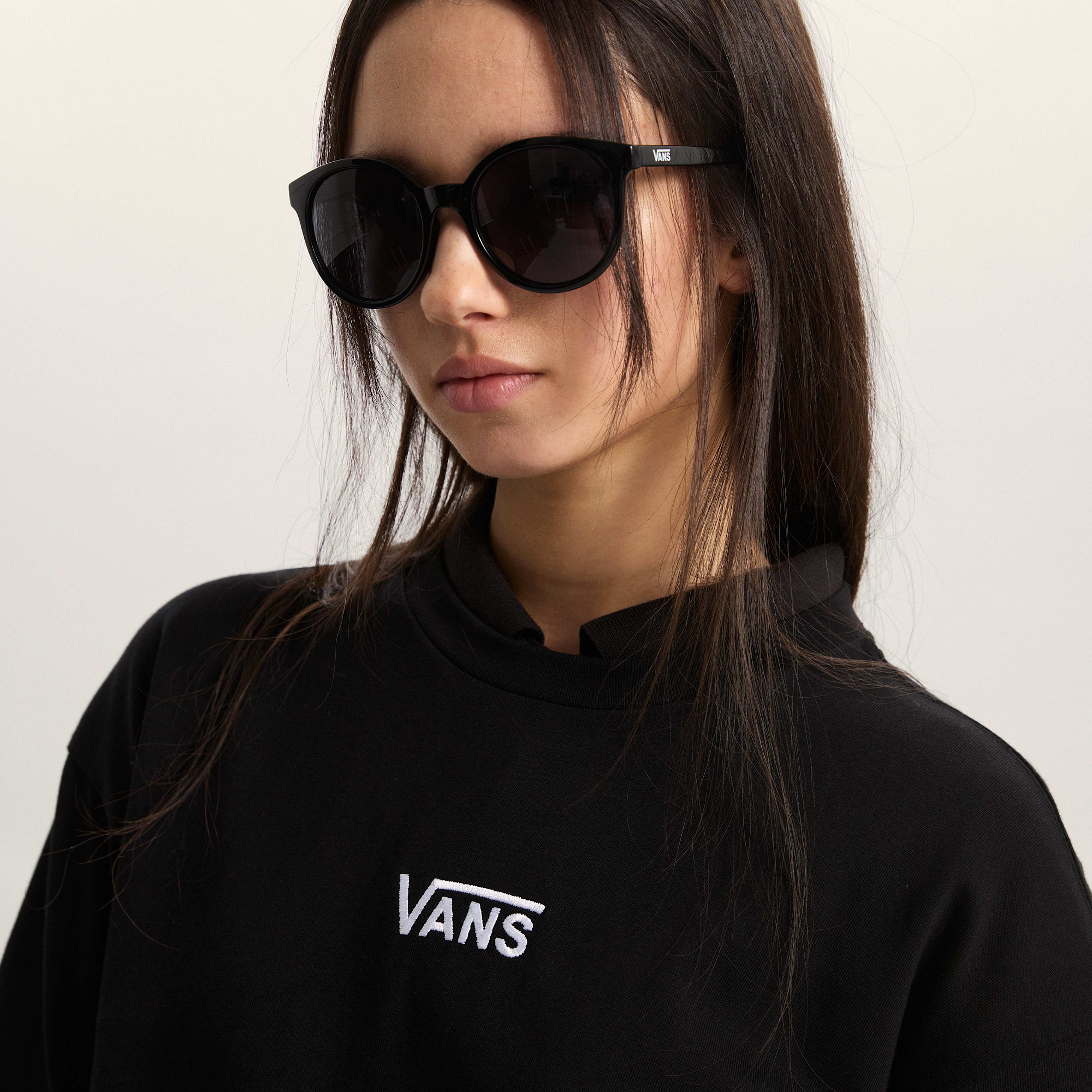 Sonnenbrille VANS "Rise And Shine Sunglasses", Mädchen, schwarz, Sonnenbrillen Sonnenbrille schwarz Einheitsgröße
