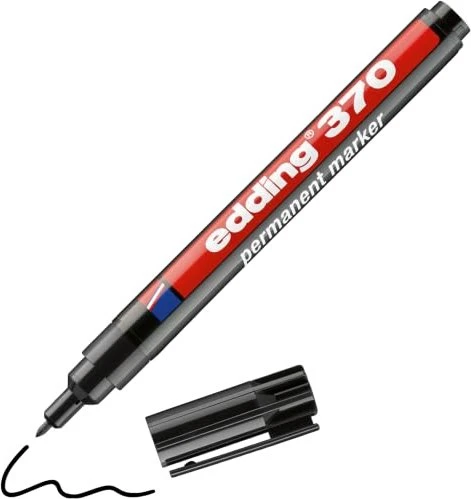 edding 370 Permanentmarker schwarz 1,0 mm, 1 St.