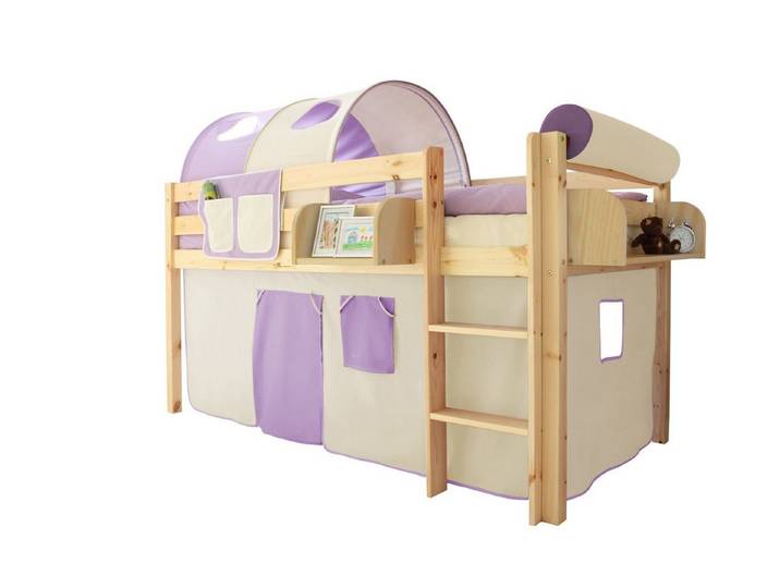 Ticaa Hochbett Hochbett Malte Kiefer Natur Classic