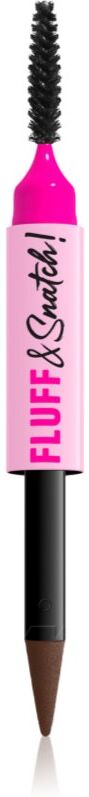 NYX Professional Makeup Fluff & Snatch eyebrow pencil with powder effect shade Brunette 1 g