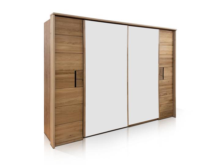 VALESCA Kleiderschrank mit massiver Front, Material