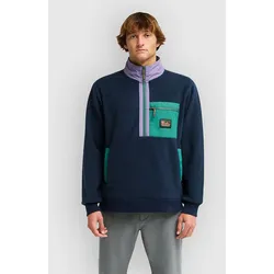 Billabong Boundary Shore Half-Zip Fleece Pullover grape leaf Gr. XXL