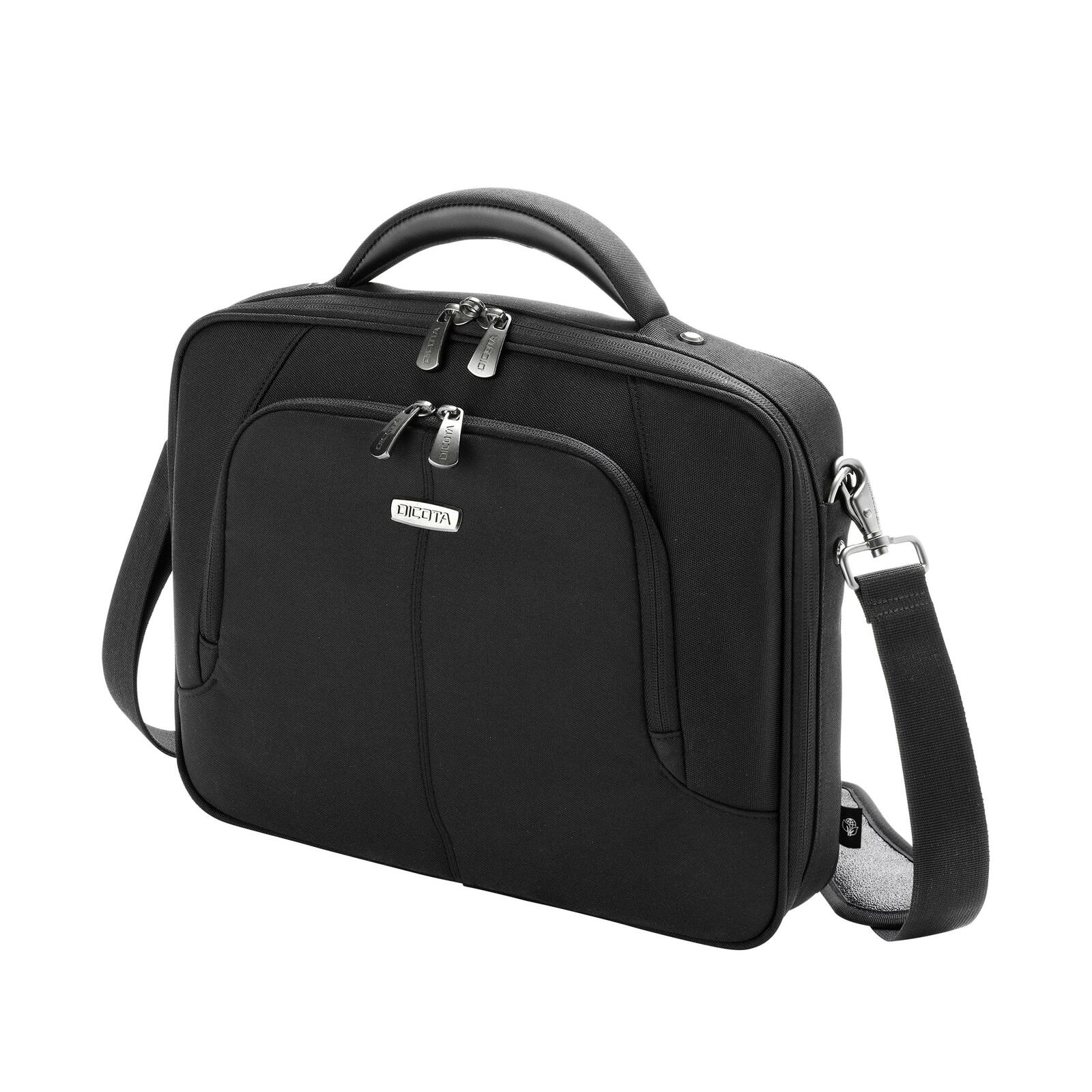 DICOTA Eco Multi Compact 14"-15,6" Notebook-Tasche - Schwarz D30143-RPET