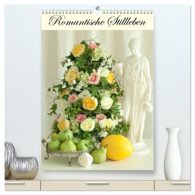 Romantische Stillleben (hochwertiger Premium Wandkalender 2027 DIN A2 hoch), Kunstdruck in Hochglanz