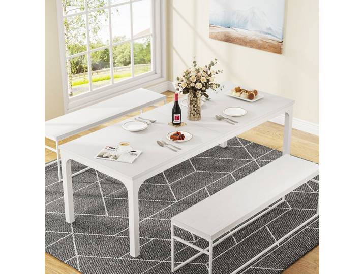 Table à manger - LITTLE TREE - Little Tree - 200x70x75 cm - Rectangulaire - Bois massif