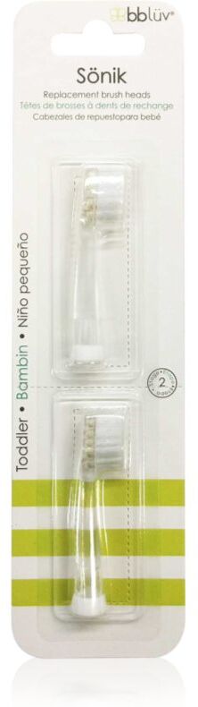 BBLÜV Sönik têtes de remplacement pour brosse à dents Toddler 18-36m 2 pcs