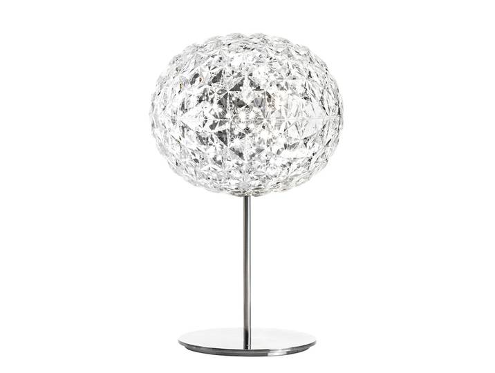 KARTELL lampe de table PLANET à LED H 53 cm (Cristal - Technopolymère thermoplastique transparent)