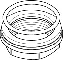 Dornbracht Befestigungssatz BID MEM 0423100440090 ERSATZTEILE 04231004400 M34 x 1