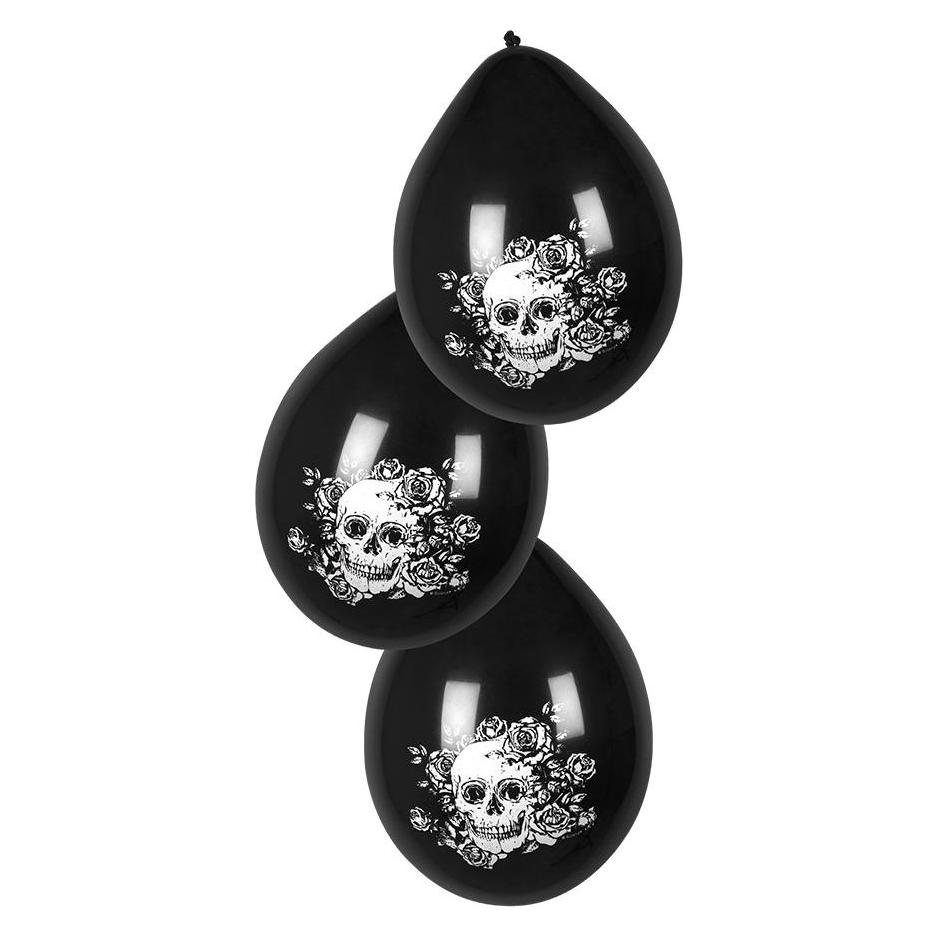 Boland 6 Latex Ballons Day of the dead (6x) (BO97075)
