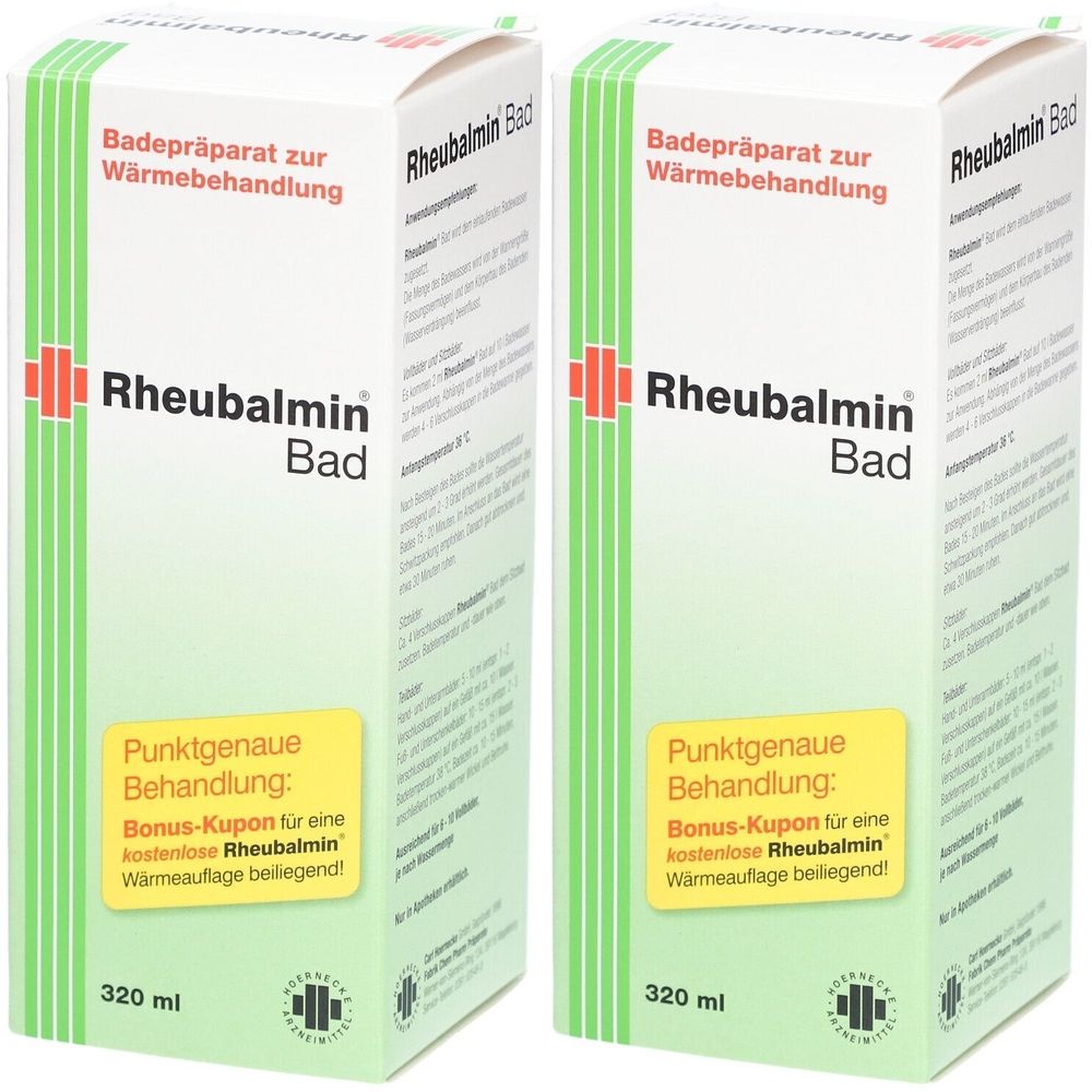Rheubalmin Bad 2x 2x320 ml