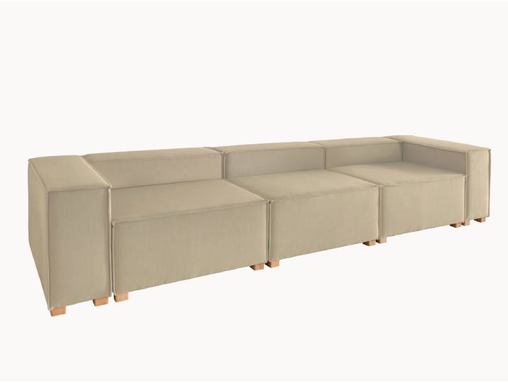 4-Sitzer Sofa Fovera - 330 cm - Calla - beige