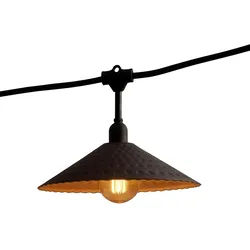 Lumisky VINTY Verbindbare Lichterkette 80xE27 34M Stahl Grau