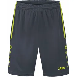 JAKO Allround Shorts Kinder anthrazit/lemon 164
