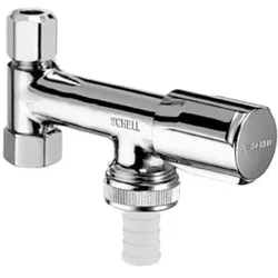 Schell Comfort Geräteventil 033740699 3/8", verchromt, mit Rückflussverhinderer