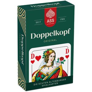 ASS Kartenspiel Altenburger 10045031, Doppelkopf, ab 10 Jahre, 4 Spieler, Französisches Bild