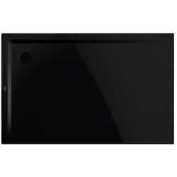 Kaldewei Superplan Duschwanne 385948043701 100x120x2,5cm, Träger, Perl-Effekt, schwarz