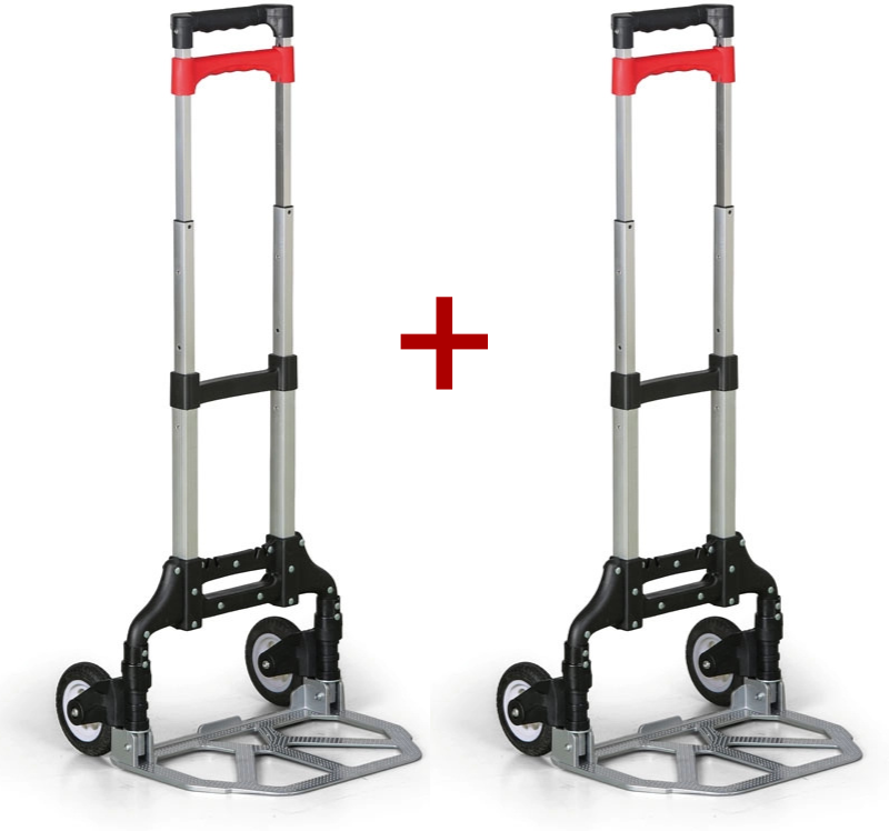 B2B Partner Sackkarre klappbar 1+1 GRATIS, Aluminium, Tragfähigkeit 70 kg